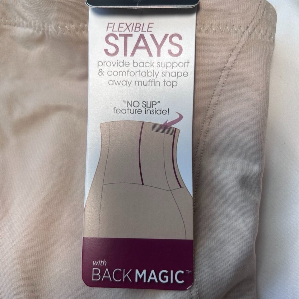 TC Fine Shapewear Shape Away Back Magic Hi-Waist Brief Panty size S NWT